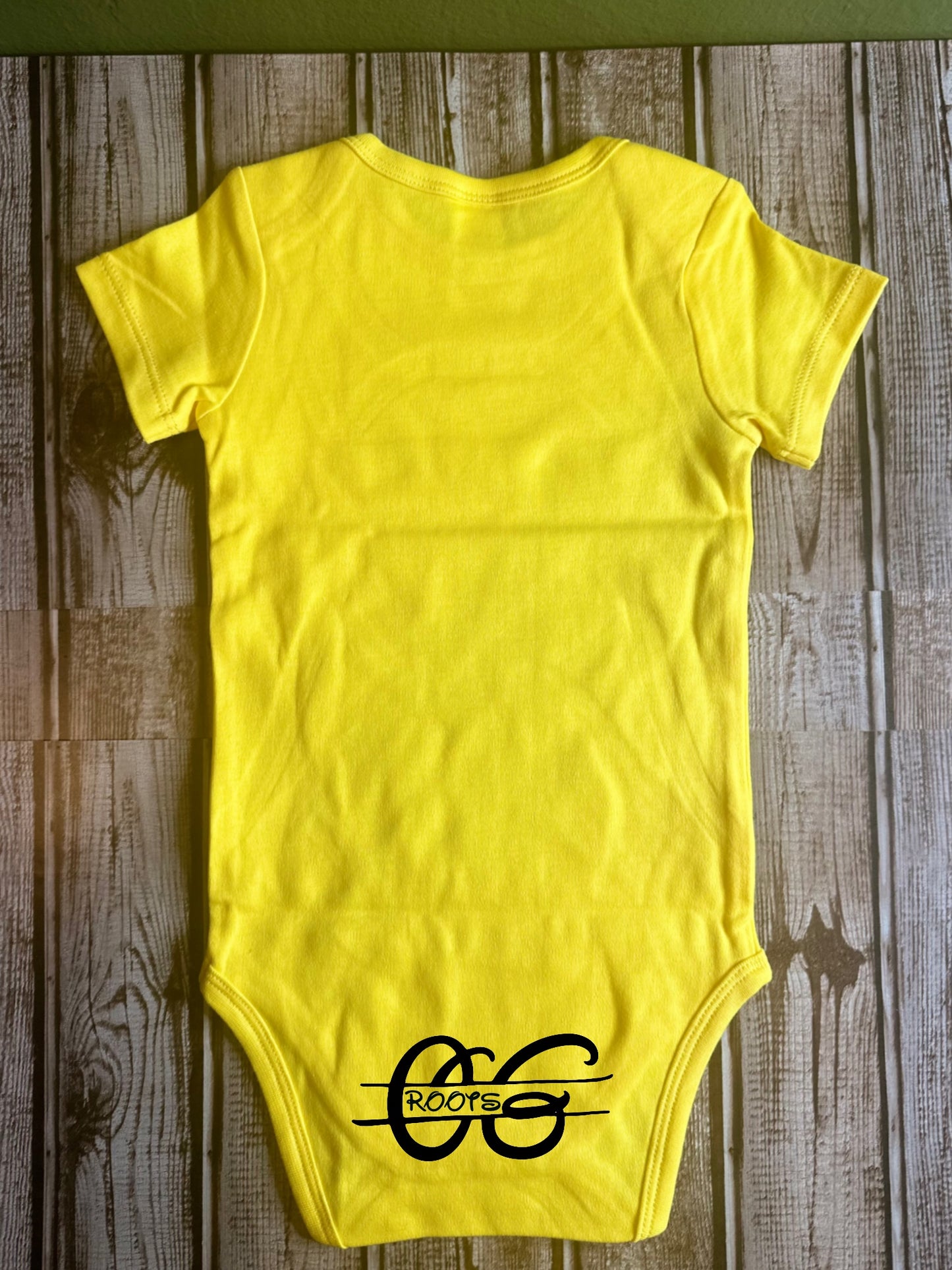 Minion status baby onsie shower gift decorations